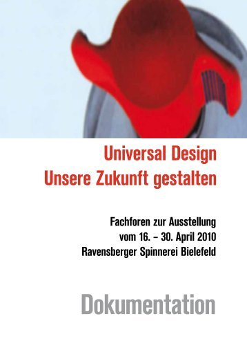 Universal Design Unsere Zukunft gestalten - IDZ | Internationales ...
