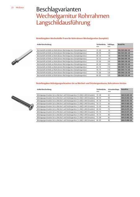 Mediator Technik-Katalog - effeff