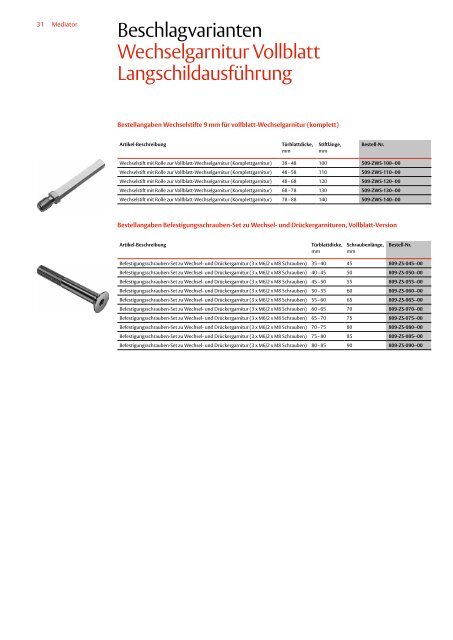 Mediator Technik-Katalog - effeff