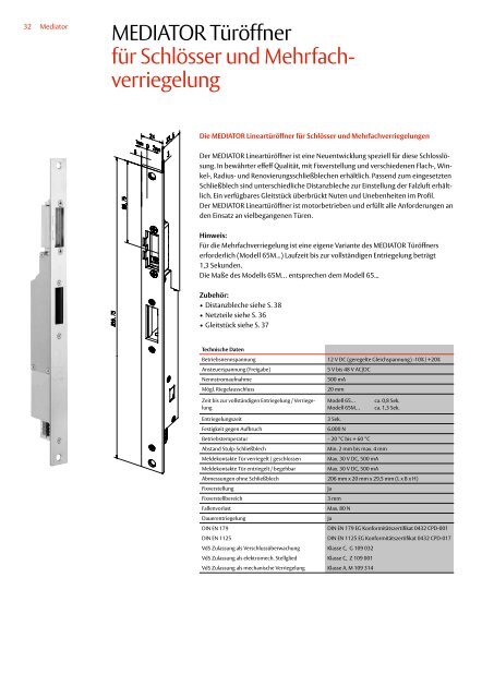 Mediator Technik-Katalog - effeff