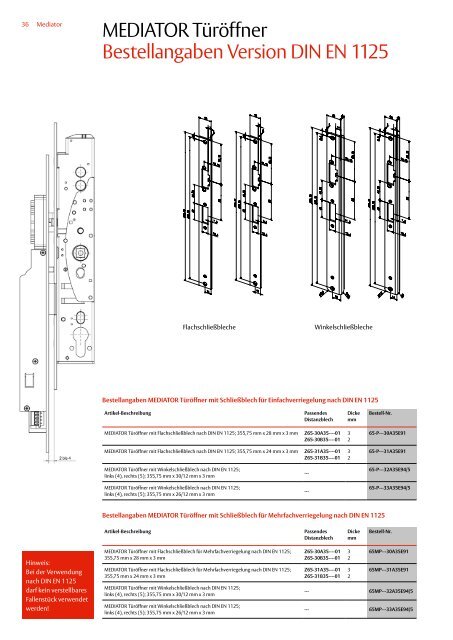 Mediator Technik-Katalog - effeff