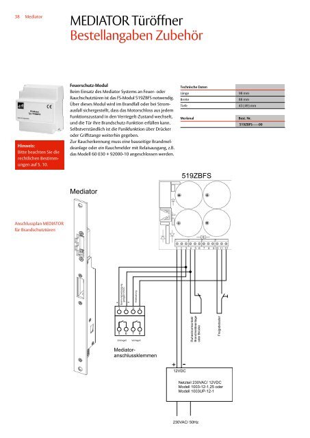 Mediator Technik-Katalog - effeff