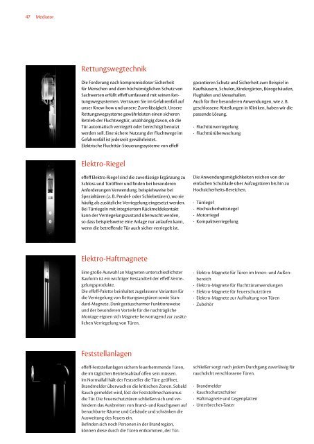 Mediator Technik-Katalog - effeff