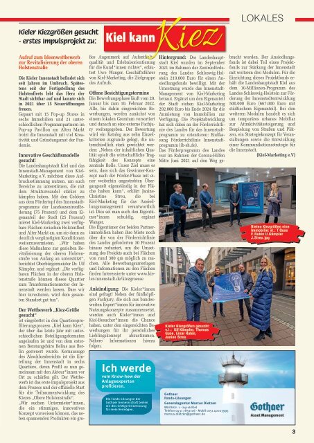 Holsteiner KlöönSNACK - Ausgabe Kiel / Eckernförde - Februar 2022