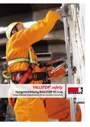 Fall Stop Safety sicherungssysteme - Bornack