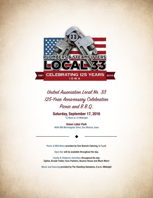UA Local 33, Des Moines, Iowa