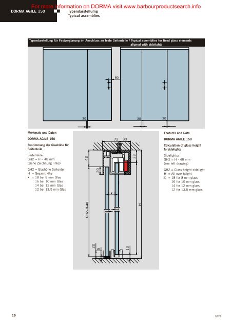 Glass Fittings: Room Dividers - RS/RSP/AGILE - BD Online Product ...