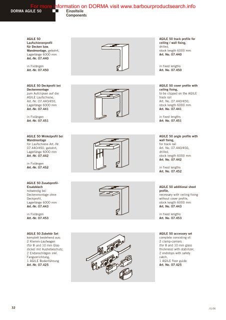 Glass Fittings: Room Dividers - RS/RSP/AGILE - BD Online Product ...