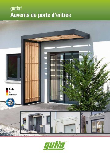 gutta Auvents de porte d'entrée