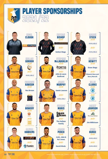 Mansfield Town vs Colchester United