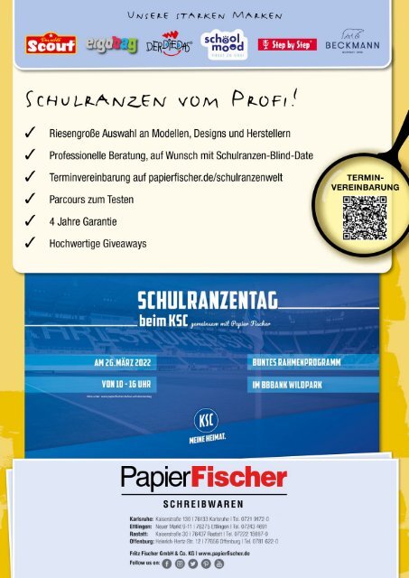 Schulranzen und Schulranzen-Sets bei PapierFischer - Größte Schulranzen- Auswahl in der Region Karlsruhe!