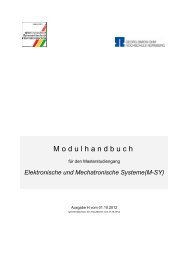 Elektronische und Mechatronische Systeme(M-SY)