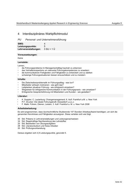 Modulhandbuch - Elektrotechnik Feinwerktechnik ...