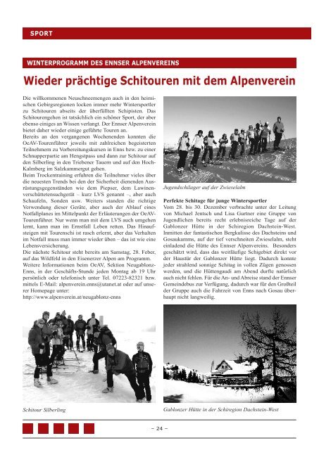 Gemeindezeitung Februar 2009 - Enns