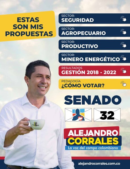 ALEJANDRO CORRALES SENADO CD 32