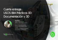 Usos BIM 2D+3D Documentación y estrategias de modelado