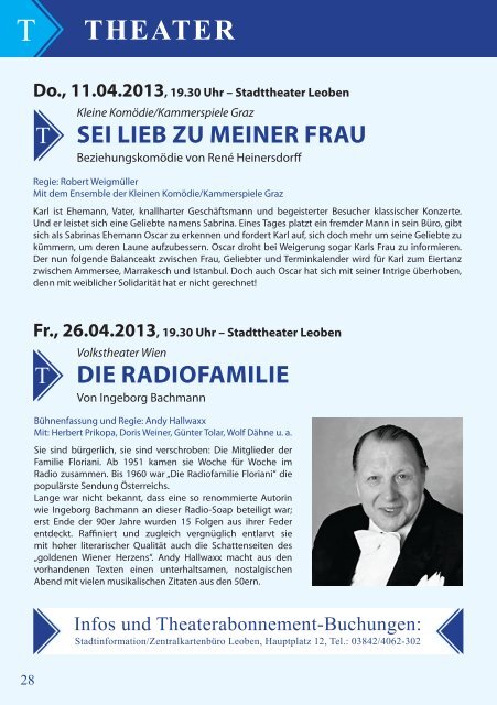 Kulturprogramm Folder - PDF