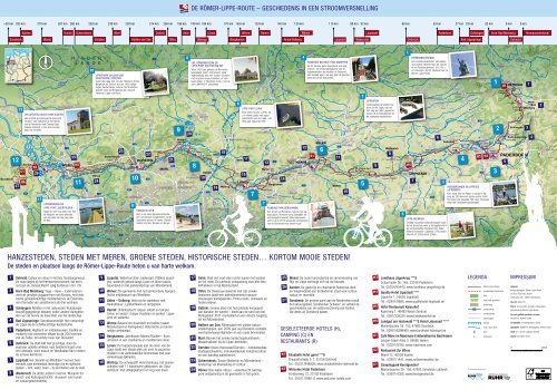 Übersichtskarte Römer-Lippe-Route (niederländisch)