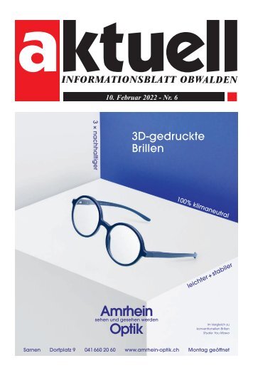 Aktuell Obwalden | KW06 | 10. Februar 2022