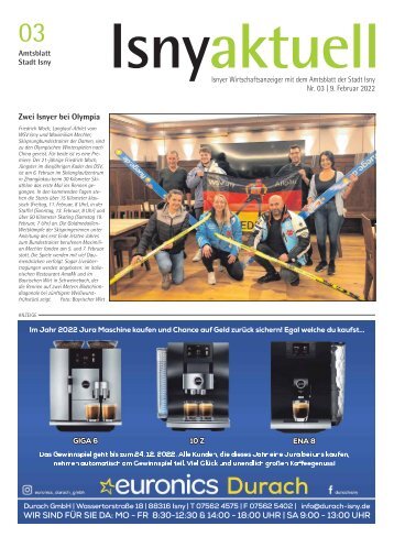 Isny Aktuell 09.02.2022