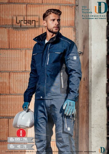 UD-Flyer Arbeitsbekleidung Urban+