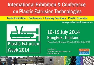 Plastic Extrusion Week 2012 - Plastic Extrusion Asia