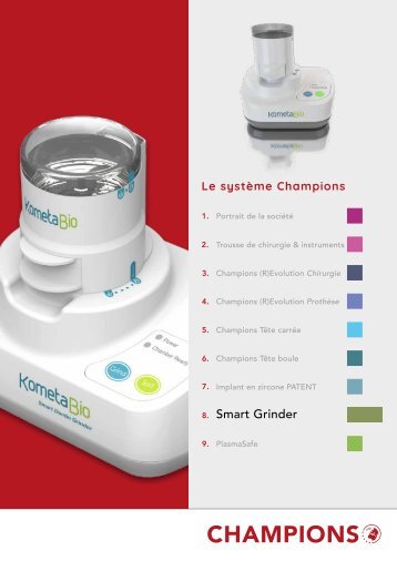 Catalogue produits – Champions Smart Grinder