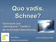 Technische und „ideologische“ - DIE österreichische Schnei Akademie