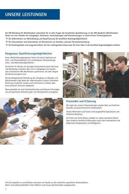 Gesamtprogramm Weiterbildung 2013 - IHK Nürnberg für Mittelfranken