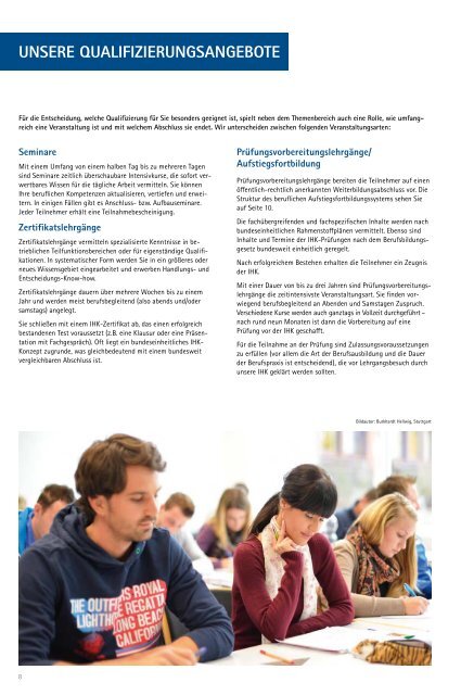 Gesamtprogramm Weiterbildung 2013 - IHK Nürnberg für Mittelfranken