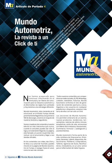 Mundo Automotriz La Revista No 311 Febrero 2022