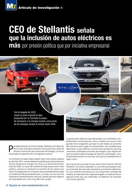 Mundo Automotriz La Revista No 311 Febrero 2022