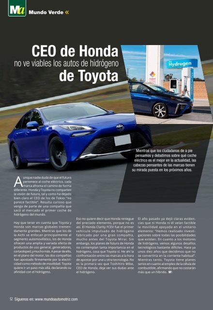 Mundo Automotriz La Revista No 311 Febrero 2022