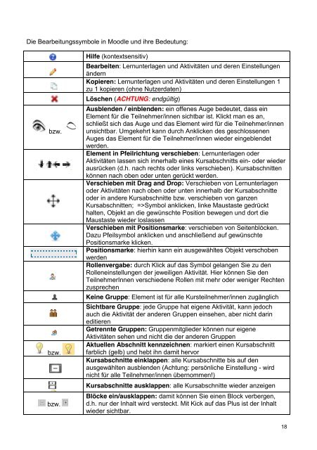 Technische Einführung in Moodle 2 - Zentraler Informatikdienst ...