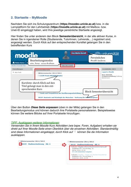 Technische Einführung in Moodle 2 - Zentraler Informatikdienst ...