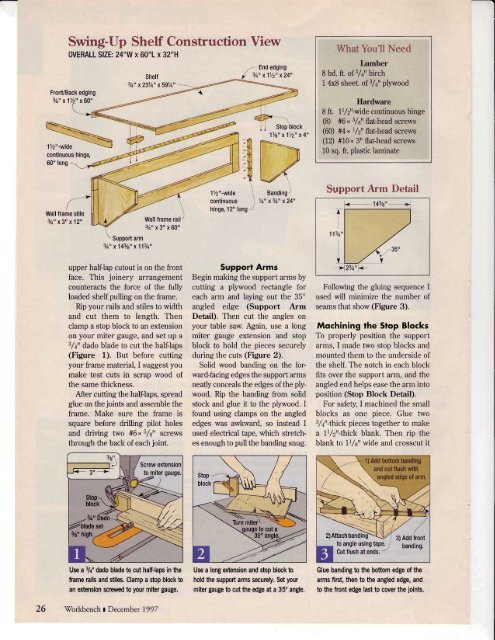 LRyIrue LnuINATEI USS CoruSrIruTION SNIM I ... - Wood Tools