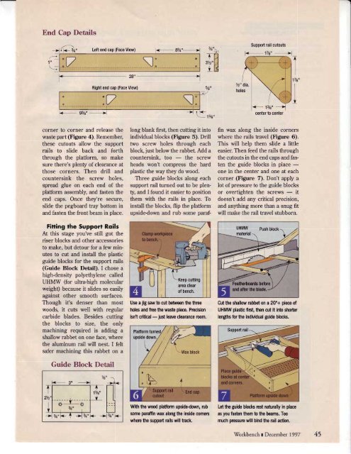 LRyIrue LnuINATEI USS CoruSrIruTION SNIM I ... - Wood Tools