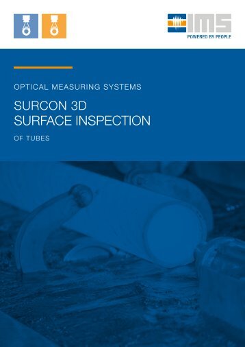 surcon 3D Surface Inspection of Tubes