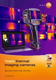 Testo UK - Thermal Imaging Brochure (2022)