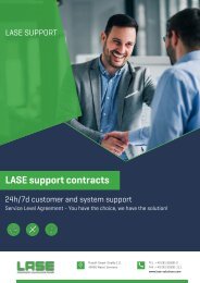 LASE_Brochure_Customer support