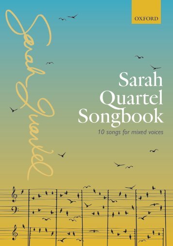 Sarah Quartel Songbook - mixed voices