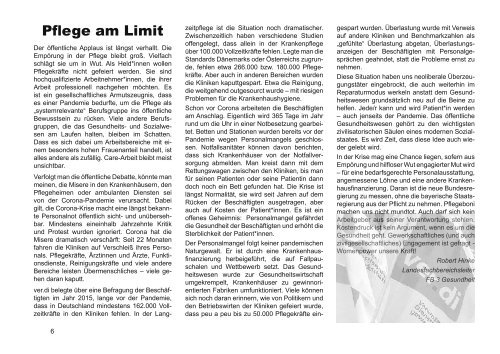 Zeitschrift quer ver.di Frauen Bayern (1/2022) Gesundheit