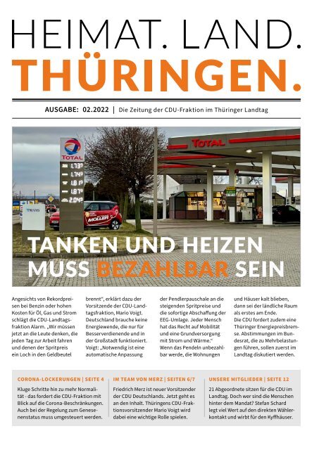 HEIMAT. LAND. THÜRINGEN. Ausgabe 02/22