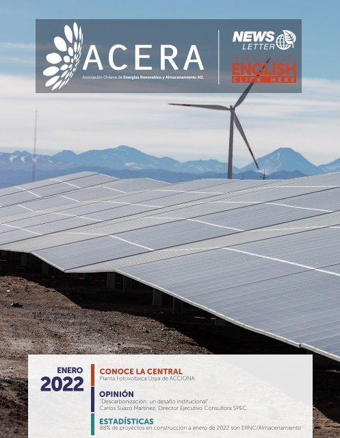 Newsletter ACERA - Enero 2022