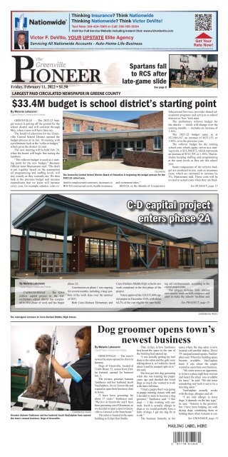 The Greenville Pioneer - 2022-02-11