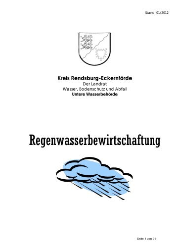Regenwasserbewirtschaftung - Kreis Rendsburg-Eckernförde