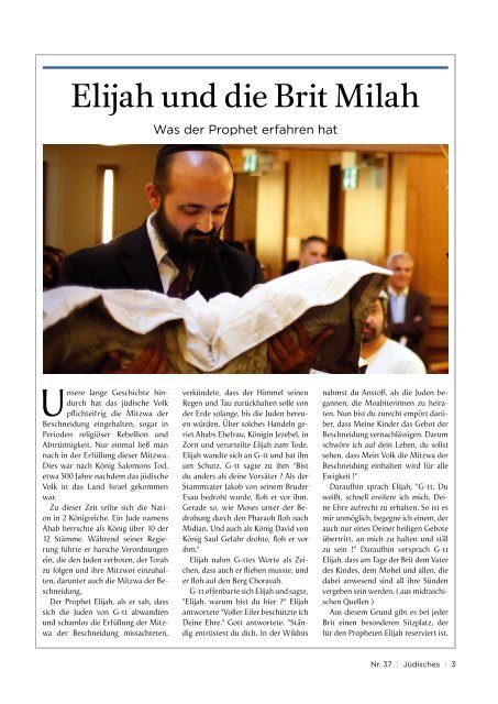 Die 37. Ausgabe von Jüdisches - Chabad Lubawitsch - Berlin