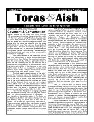 2 Toras Aish - The AishDas Society