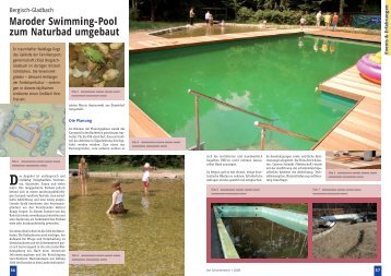 Maroder Swimming-Pool zum Naturbad umgebaut - Teich und Garten