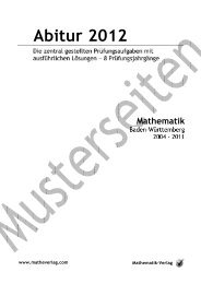 Abitur 2012 - Matheverlag
